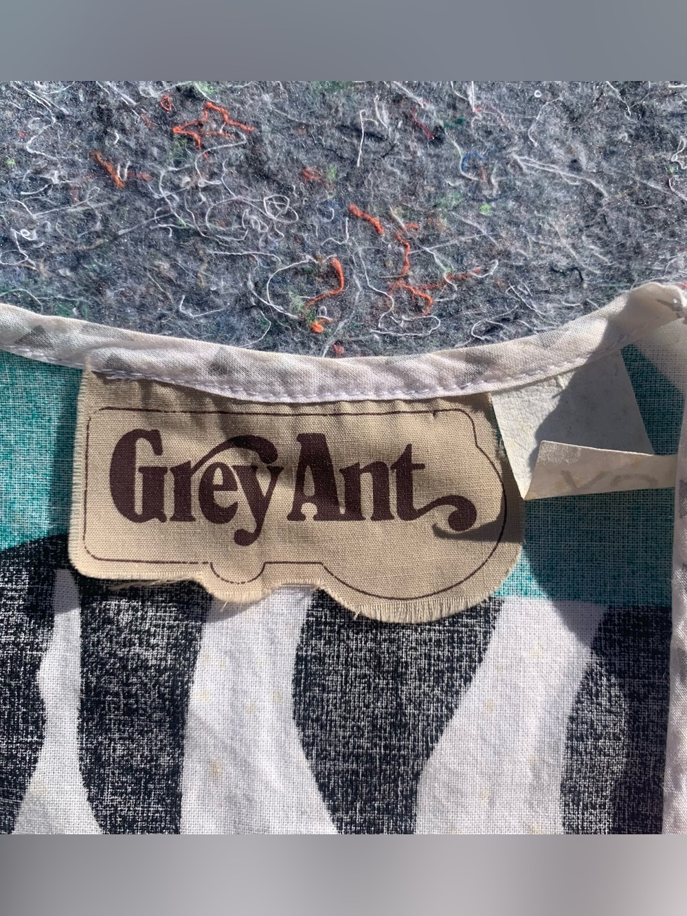 Designer Grey Ant cotton pinafore apron style top w/ a colorful animal print - Picture 8 of 16